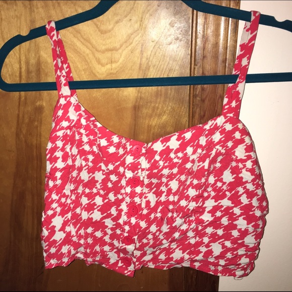 Red crop top!