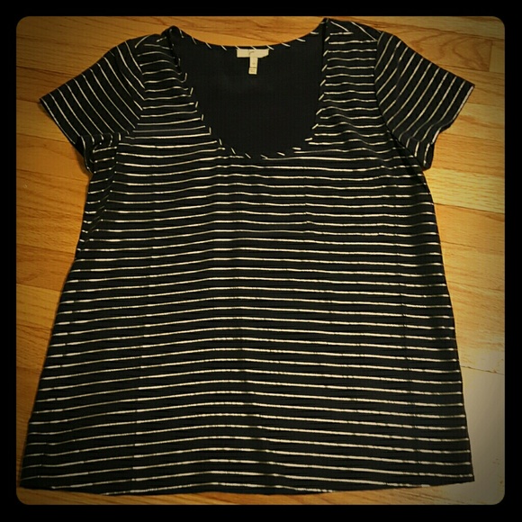 Joie Silk Striped Top