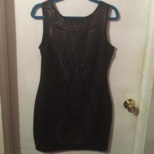 Black dress with silver😘