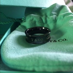 PRICE LOWERED Tiffany & Co. 1837 Titanium ring