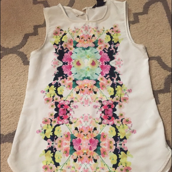Neon Floral Tank