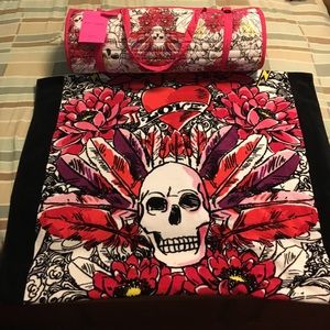 Betsey Johnson Beach Mat &a Towel
