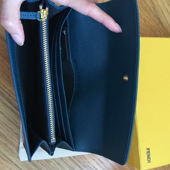 🚫 SOLD Fendi Monster Continental Leather Wallet - Picture 3 of 4