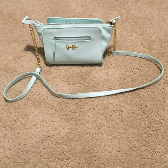 Jessica Simpson teal crossbody purse