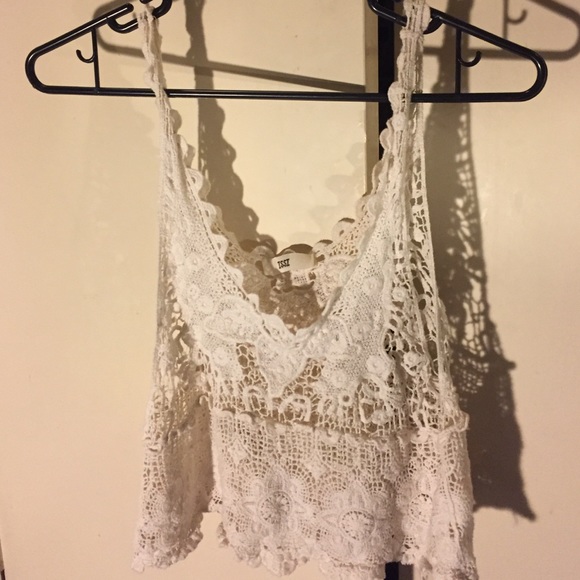 Knitted crop top