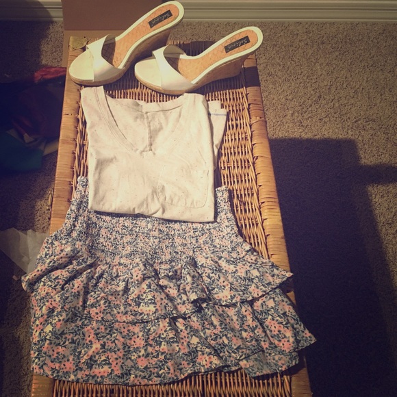 Flawless layered skirt!💙