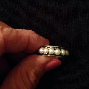 Silpada Sterling Silver Pearl Ring