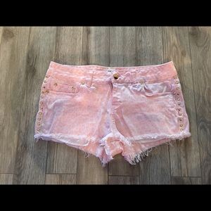 Victoria Secret Pink Shorts w/ Leopard Print