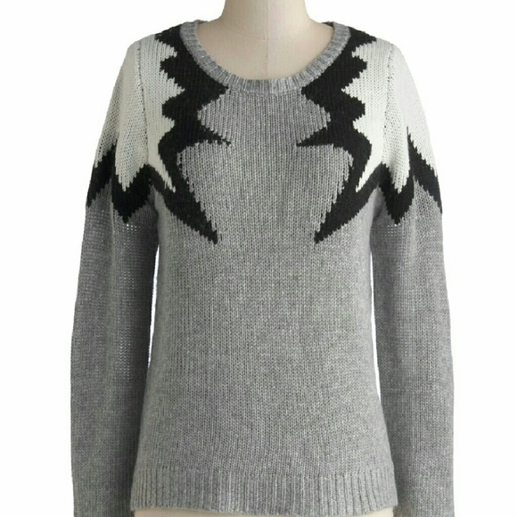 Modcloth angora blend Comic Fans sweater