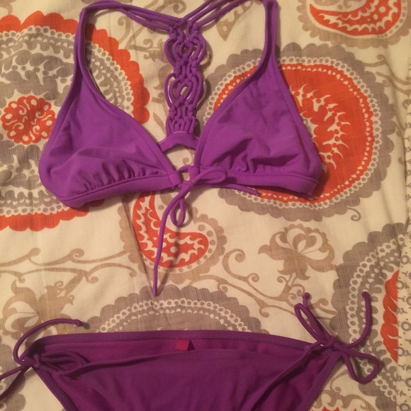 Purple bikini