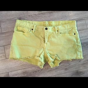 Yellow Lucky Brand Shorts