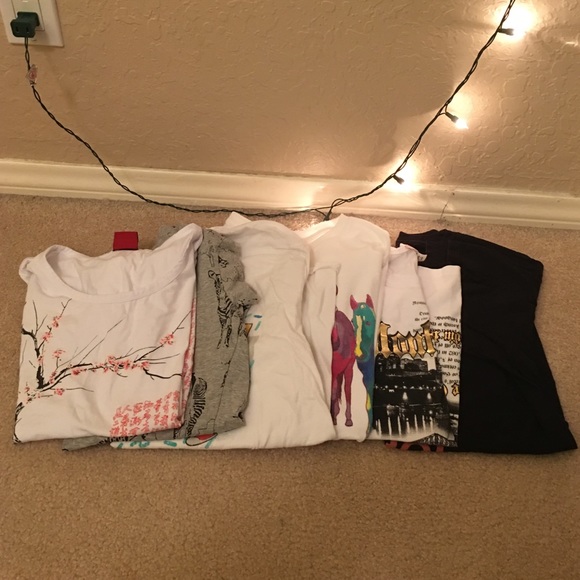 6 Graphic tee Bundle