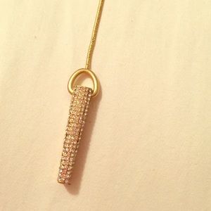 Gold drop necklace