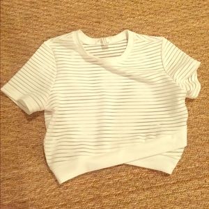 Forever 21 modern crop top