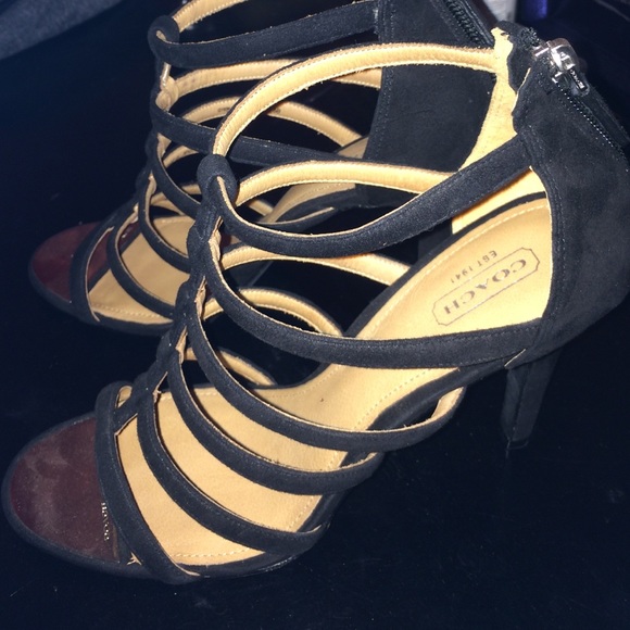 Beautiful, worn once coach heels.