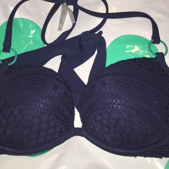 REDUCED PRICE American Eagle crochet swim top 34a