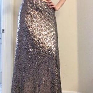 Xhilaration Sequined Maxi Skirt Women's Small