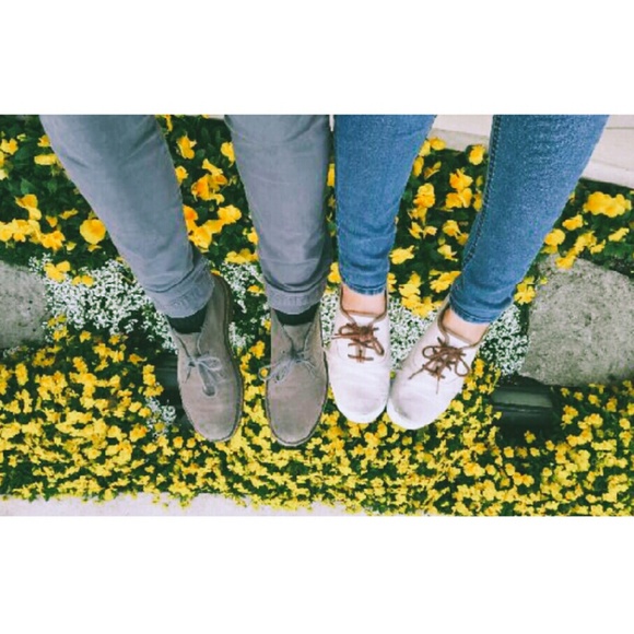 Pink Shoes with Brown Laces