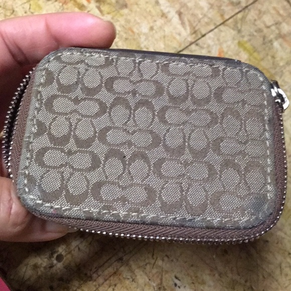 Coach travel pill case
