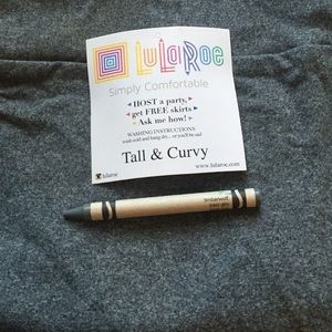 LuLaRoe Gray heathered leggings in Tall/Curvy