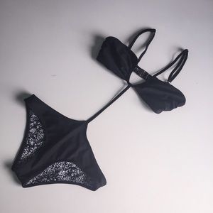 One Teaspoon Black Bikini One Piece Nasty Gal XS