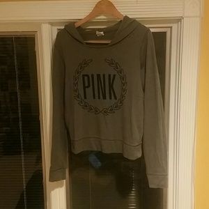 PINK gray sweatshirt