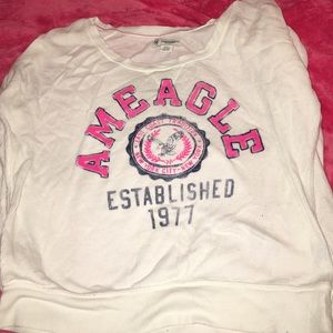 cream off the shoulder shirt