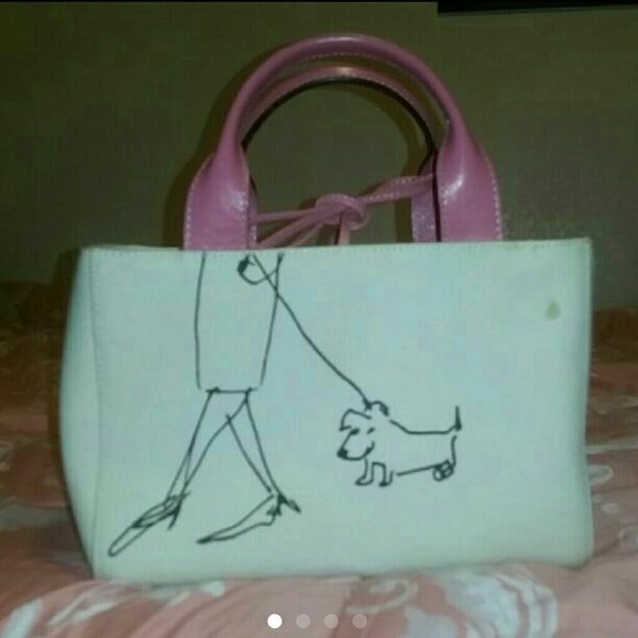 Kate Spade Women and Dog Canvas Bag