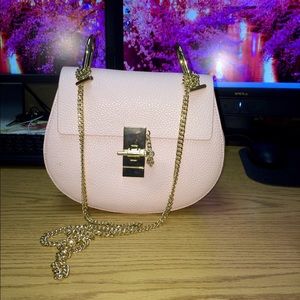 Pink Chain Handle Bag
