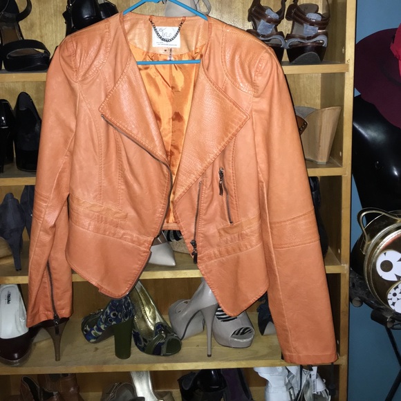 Vegan leather jacket