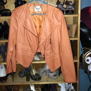 Vegan leather jacket