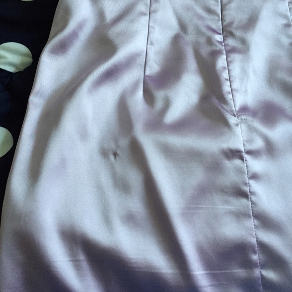 Lavender Strapless Dress - Picture 4 of 4