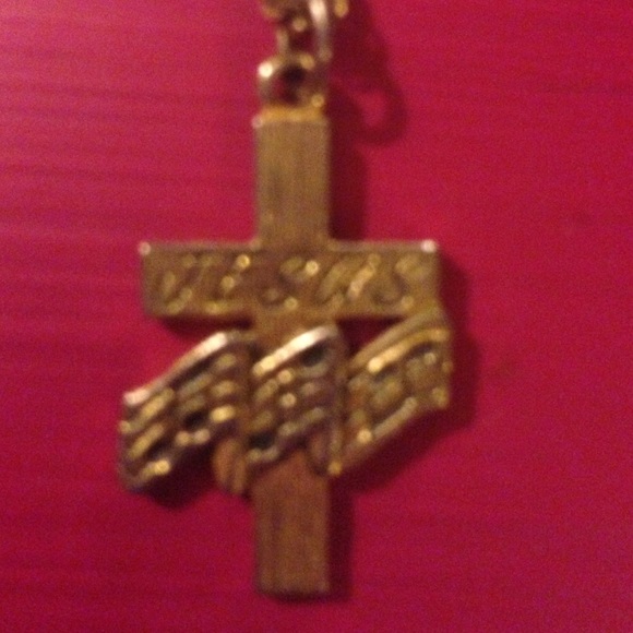 Sterling silver Jesus necklace