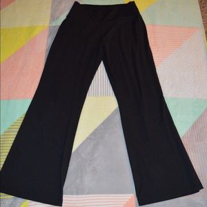 Black Wide Leg Yoga Pants