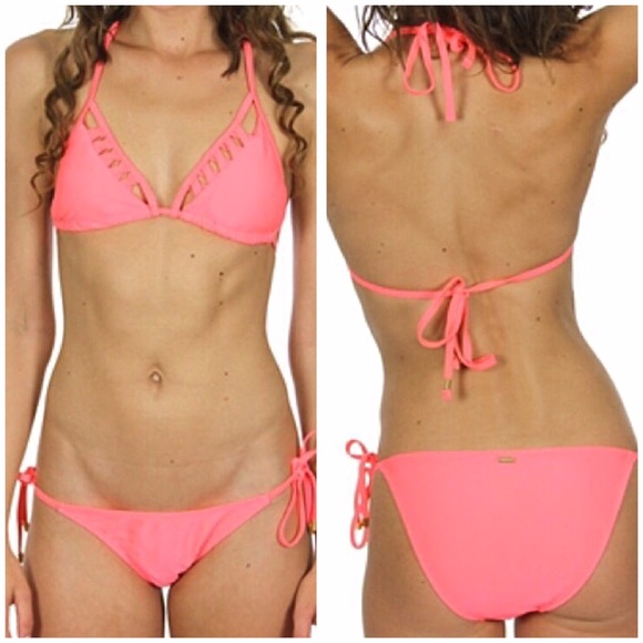 Melon Colored Bikini "1 LEFT" - Picture 4 of 4