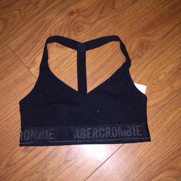 Abercrombie Logo Sports Bra