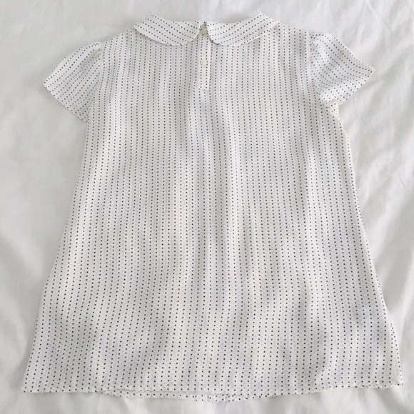 ⛔️BUNDLED⛔️Loft Polka Dot Peter Pan Top - Size XS - Picture 3 of 4