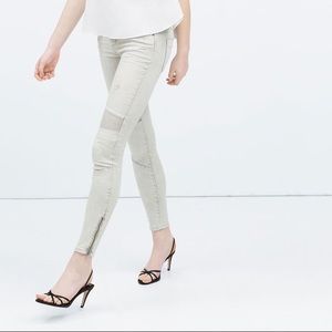 Zara biker jeans
