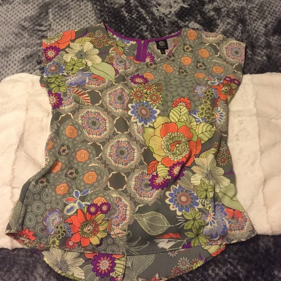 Bobeau blouse, size L, breezy nouveau boho style