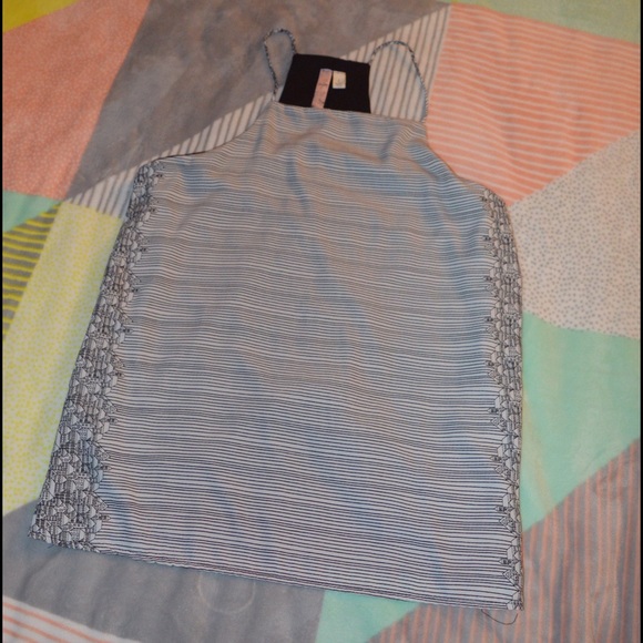 Francesca's Collections Black and White Alya top