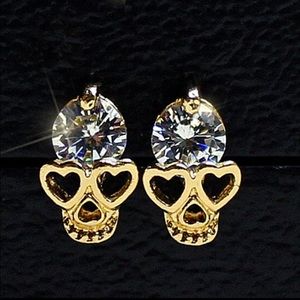 Halloween Cute Skull fashion stud earrings