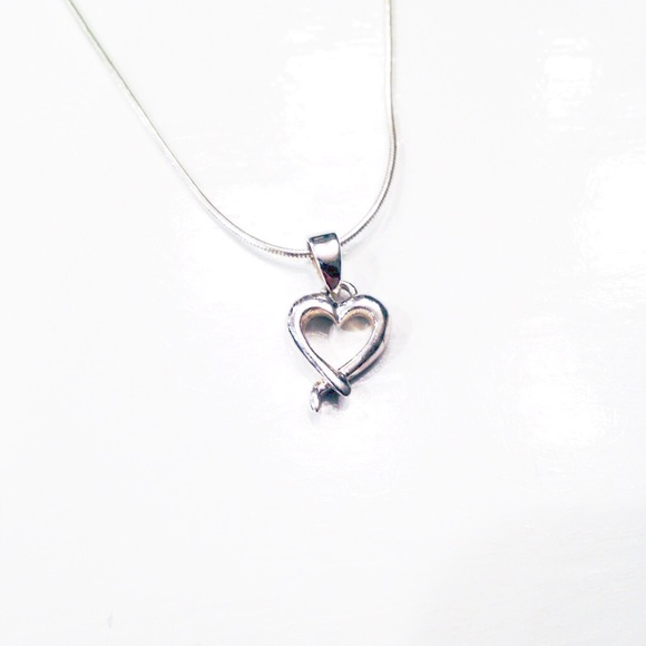 Heart Pendant Necklace (available until Jan. 2) - Picture 1 of 4