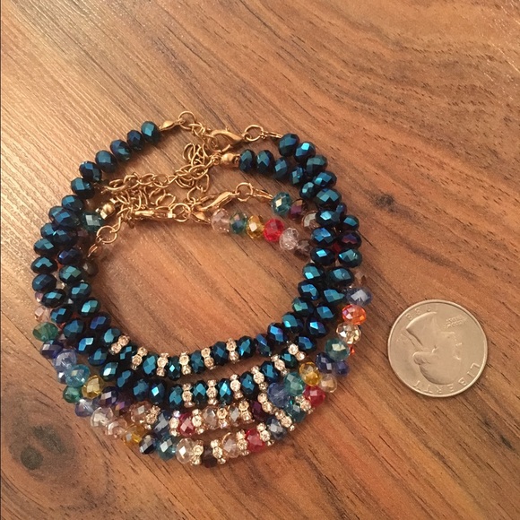 Beaded Friendship Bracelet Stack