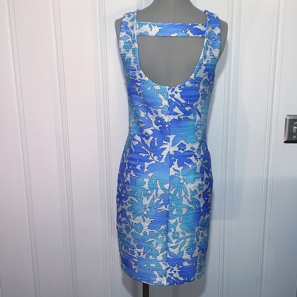 Medium Petite-Blues/Purple Ombré Dress - Picture 2 of 6