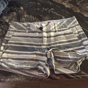 Stripe shorts, great for Fourth of July!