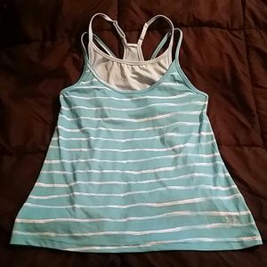 Old Navy layered tank with built in sports bra NWT