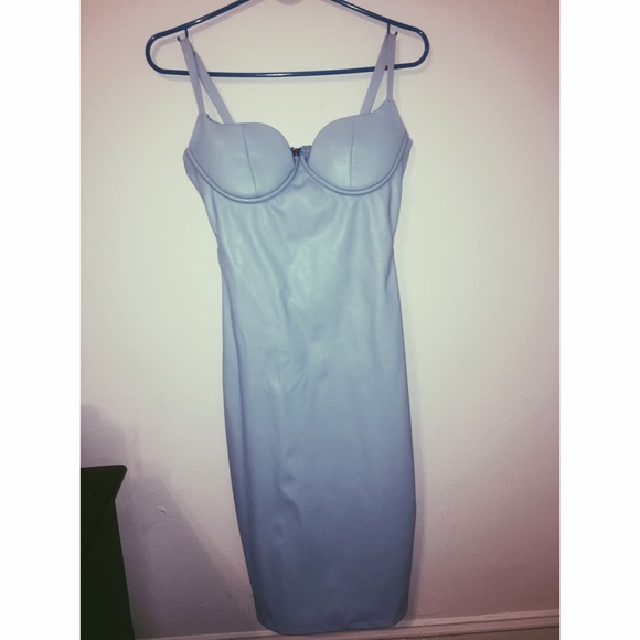 Leatherette Dress - Picture 2 of 2