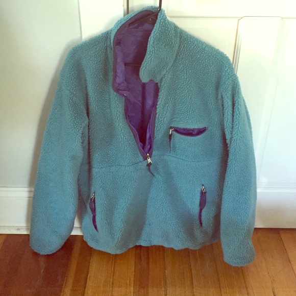 Patagonia Jackets & Blazers - Vintage reversible Patagonia wind fleece