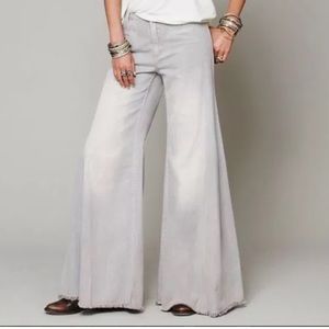 NWOT Free People vintage flare in white washout