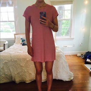 Urban Outfitters Cotton Striped T-shirt Dress